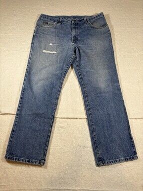Vintage 90s Lee Denim Jeans 100% Cotton 38x30 Made In USA